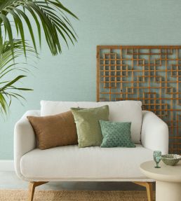 Plain Silk Wallpaper by Eijffinger Off White