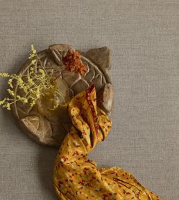 Plain Silk Wallpaper by Eijffinger Walnut