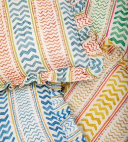Wriggle Room Cushion 50cm x 50cm by GP & J Baker Green/Pink
