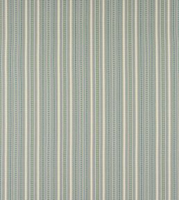 Yarra Stripe Fabric by Jane Churchill Aqua/Lime