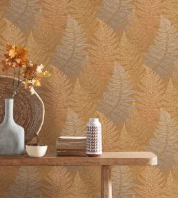 Yosemite Wallpaper by Casadeco Blanc Cotton