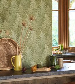 Yosemite Wallpaper by Casadeco Blanc Cotton