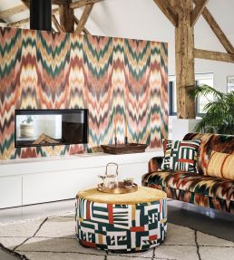 Zawaya Fabric by Osborne & Little Indigo