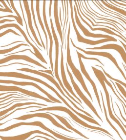 Zebra Mural by Caselio Blanc Beige