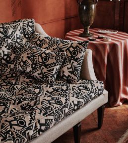 Zig Zag Velvet Fabric by Liberty Cetona