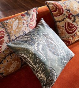 Bizarre Velvet Fabric by Zoffany Tigers Eye