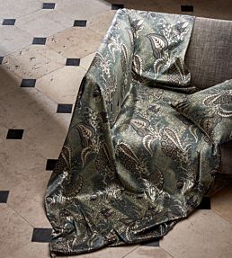 Bizarre Velvet Fabric by Zoffany Tigers Eye