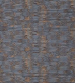 Neve Fabric by Zoffany Blue Umber