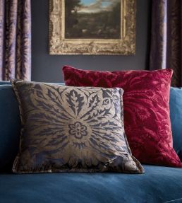 Mitford Weave Fabric by Zoffany Prussian Copper