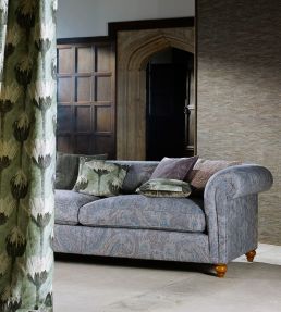 Elswick Paisley Fabric by Zoffany Faded Amethyst