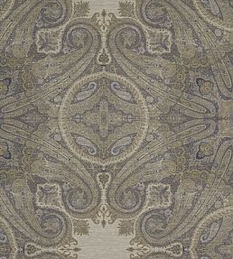Elswick Paisley Wallpaper by Zoffany Blue Umber