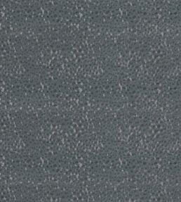 Wallis Velvet Fabric by Zoffany Charcoal