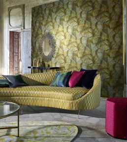 Taisho Deco Wallpaper by Zoffany Fossil