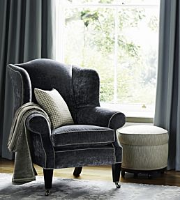 Curzon Fabric by Zoffany Mole
