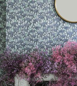 Zulu Terrain Wallpaper by Cole & Son Forest Green & Olive Green