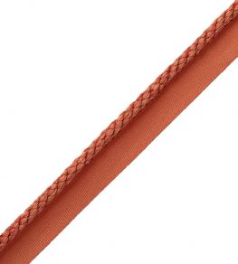 6mm Cambridge Cord With Tape Trimming by Samuel & Sons Paprika