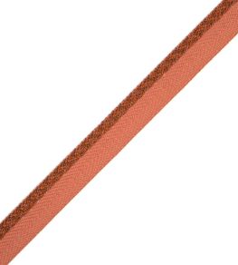1/4" Jardin Silk Cord With Tape Trimming by Samuel & Sons Copper
