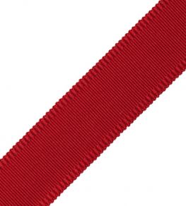 38mm Cambridge Strie Braid Trimming by Samuel & Sons Crimson Red