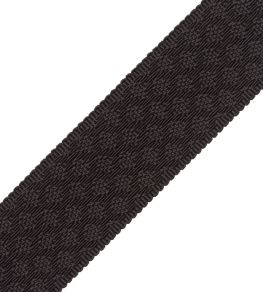 1.75" Le Jardin Silk Border Trimming by Samuel & Sons Black
