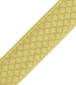1.75" Le Jardin Silk Border Trimming by Samuel & Sons Chartreuse