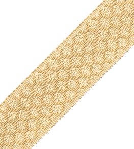 1.75" Le Jardin Silk Border Trimming by Samuel & Sons Cornsilk