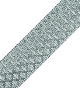 1.75" Le Jardin Silk Border Trimming by Samuel & Sons Lagoon