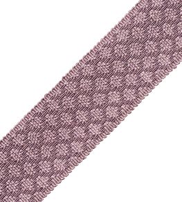 1.75" Le Jardin Silk Border Trimming by Samuel & Sons Lilac