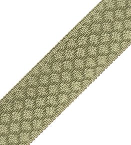 1.75" Le Jardin Silk Border Trimming by Samuel & Sons Spearmint