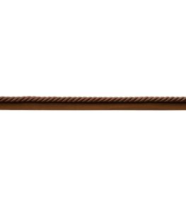 3/8" Sophie Cord with Tape Trimming by Samuel & Sons Walnut