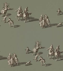 A Walk In The Park Wallpaper by Langelid Von Bromssen Dusty Olive