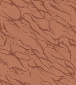 Abstract Lines Wallpaper by Eijffinger Terracotta