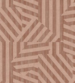 Abstract Stripe Wallpaper by Eijffinger Rose