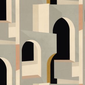 Abysse Fabric by Casamance Gris cendre