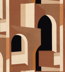 Abysse Fabric by Casamance Terracotta