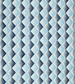 Accordion Fabric by Jim Thompson No.9 Blues