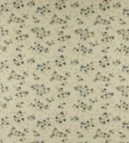 Acer Maple Fabric by Jane Churchill Ivory/Blue