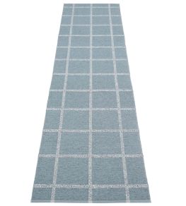 Ada Runner Rug by Pappelina Storm/Grey Metallic
