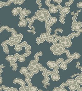 Adelaide Wallpaper by Farrow & Ball Inchyra Blue / Lichen