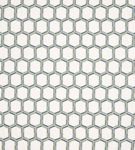 Albus Fabric by Jane Churchill Blue