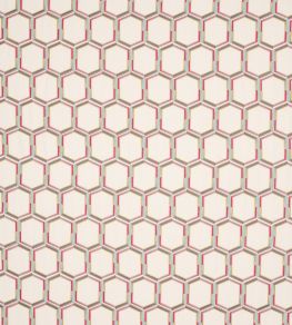 Albus Fabric by Jane Churchill Pink/Aqua