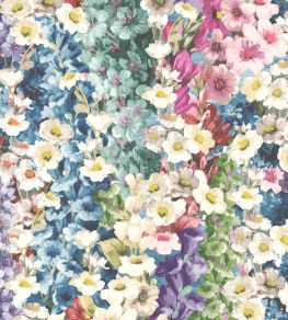 Alcea Fabric by Woodchip & Magnolia Electric Blue