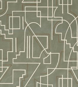 Alexander Wallpaper by Casamance Argile