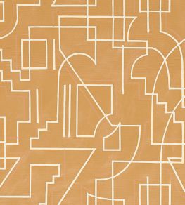 Alexander Wallpaper by Casamance Miel