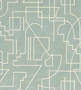 Alexander Wallpaper by Casamance Opaline