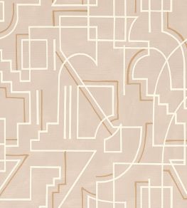 Alexander Wallpaper by Casamance Sable