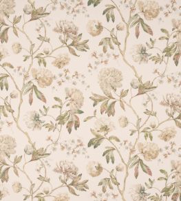 Alloway Fabric by Colefax and Fowler Ivory/Green