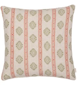 Alma Cushion 50 x 50cm by GP & J Baker Red/Green
