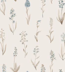 Alma Wallpaper by Sandberg Misty Blue