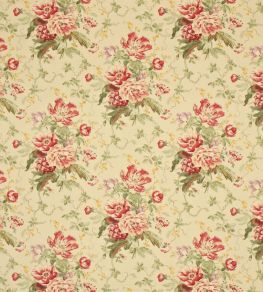 Alsace Fabric by Sanderson Linen/Red