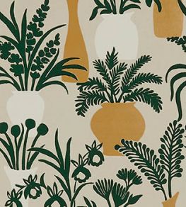 Amphora Wallpaper by Osborne & Little Emerald/Gold